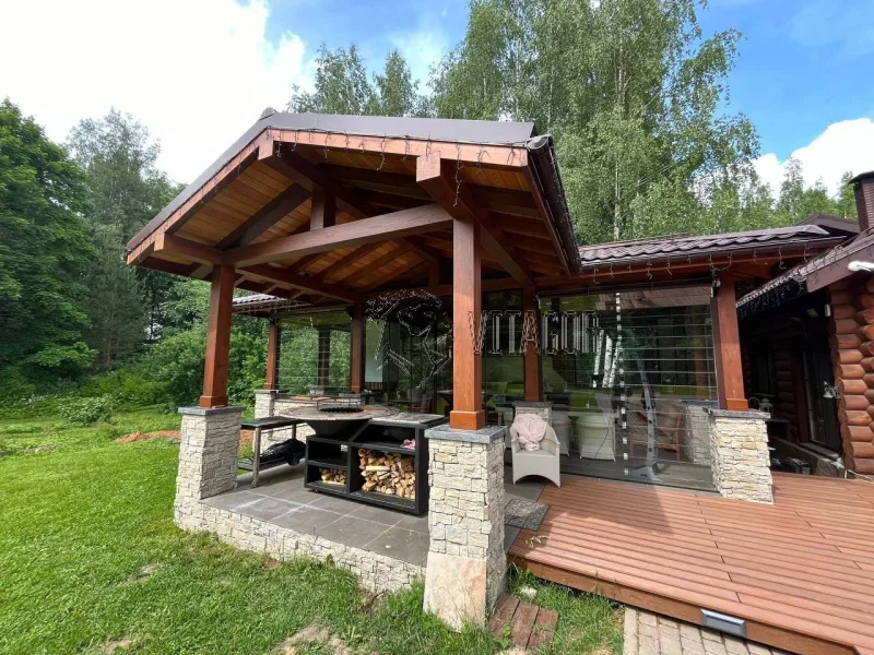 Премиальный барбекю-комплекс из дагестанского камня — фото 4